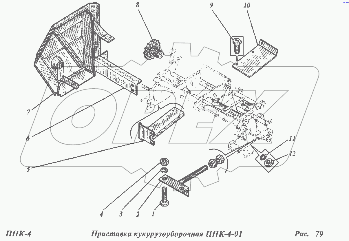 Приставка кукурузоуборочная ППК-4-01